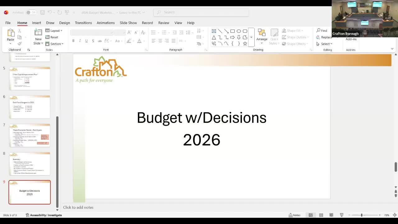 Crafton adds $15,000 for volunteer fire-department physicals; council debates scope and privacy