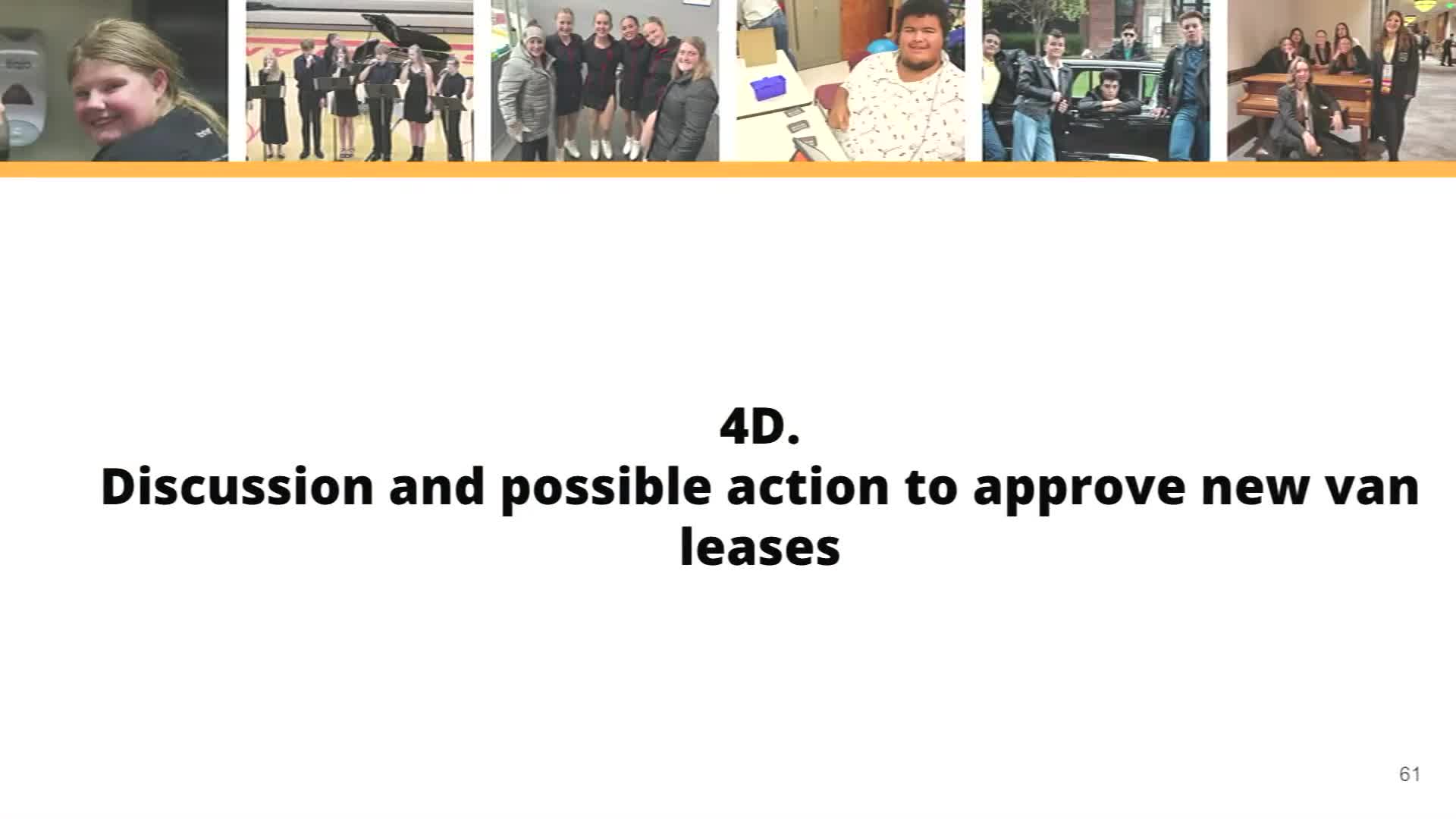 Board approves lease of district vans, citing vehicle shortages and budget offsets