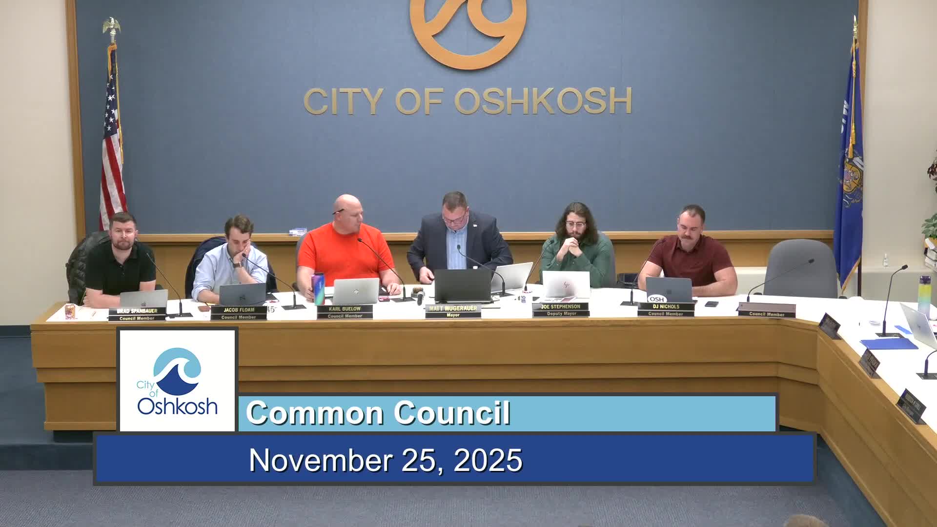 Oshkosh council appoints Jacob Amos to fill at‑large vacancy after multi‑round vote
