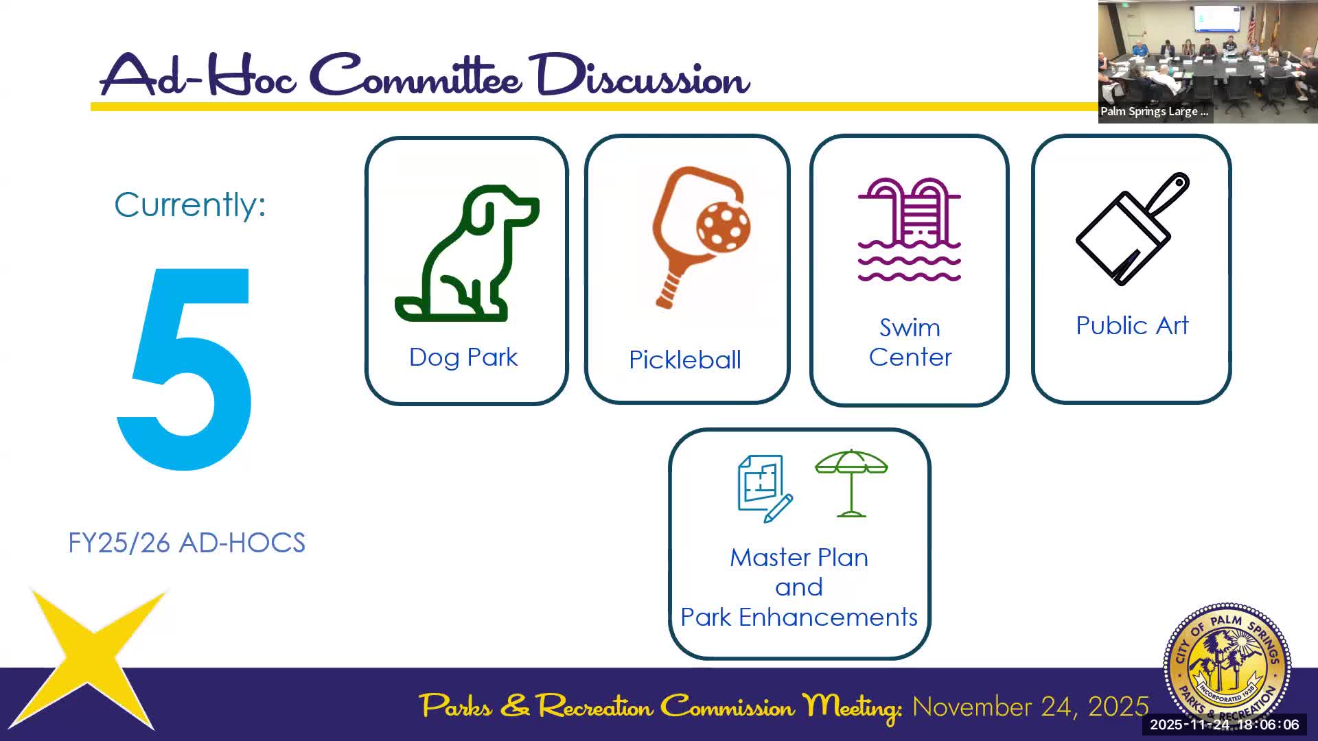 Commission dissolves public-art ad hoc, forms golf-course ad hoc after community concerns over art process and fees