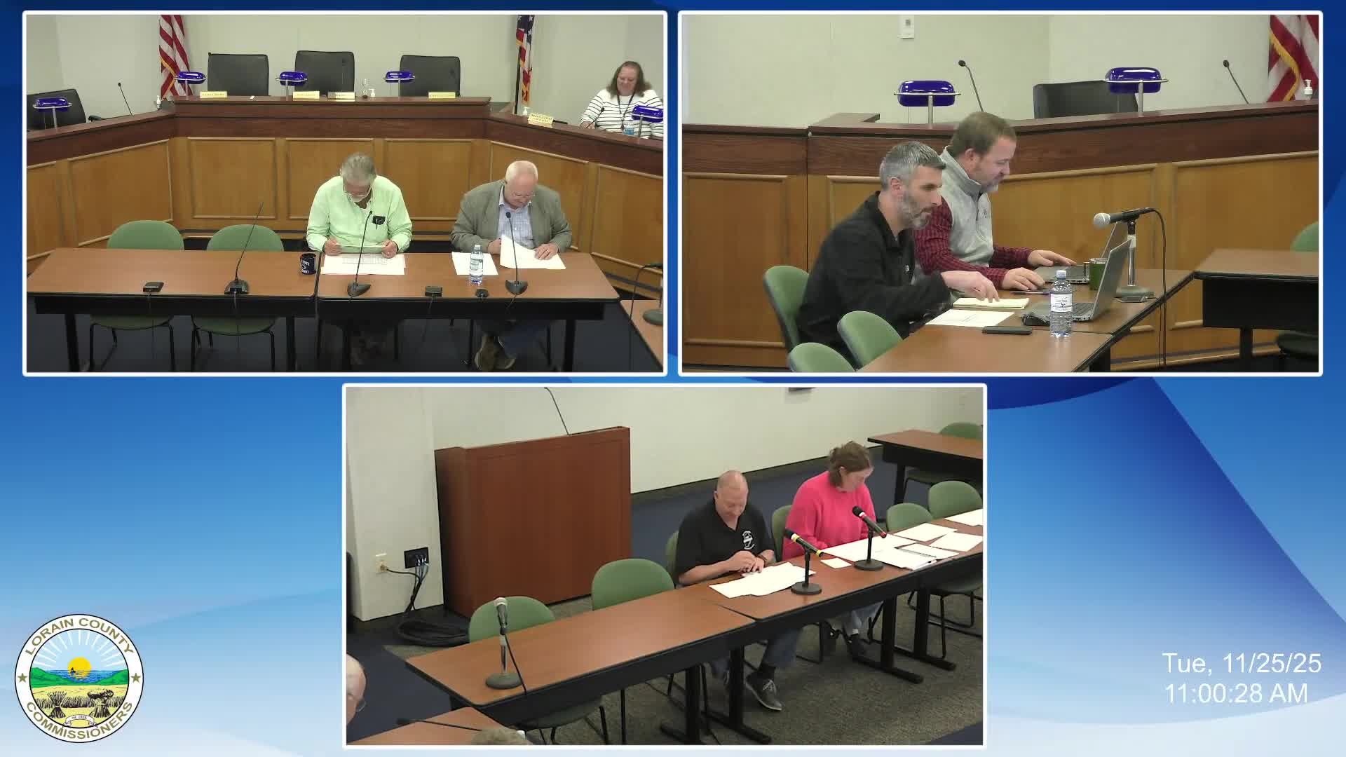 Lorain County commissioners press auditor on reserves as state tax changes threaten revenue