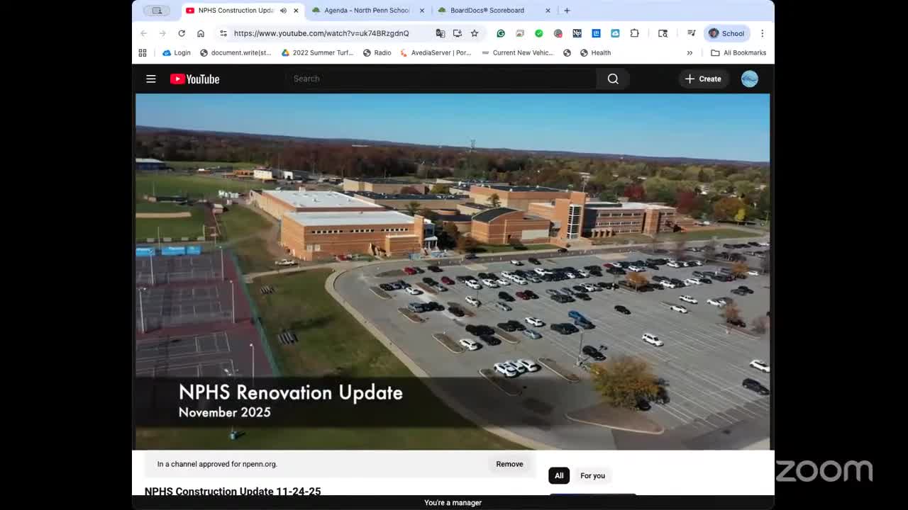 North Penn High School renovations on track for Dec. 1 K‑Pod and natatorium occupancy, consultant says