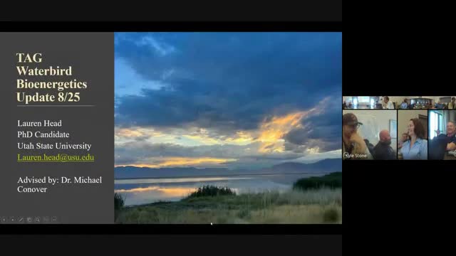 Utah State researchers complete field collection for waterbird bioenergetics study; processing and model work now underway