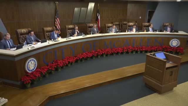 McAllen OKs consent agenda: TxDOT agreement amendment, vehicle purchases and a firefighters grant application