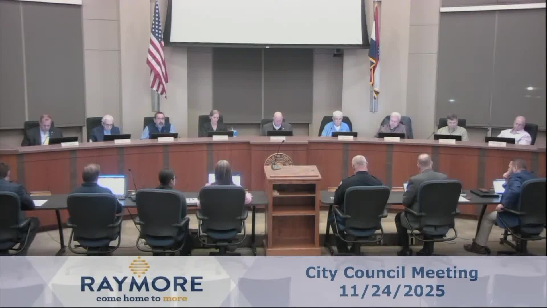 Raymore council approves road reconstruction, AV system, hazardous-waste agreement and fireworks contract