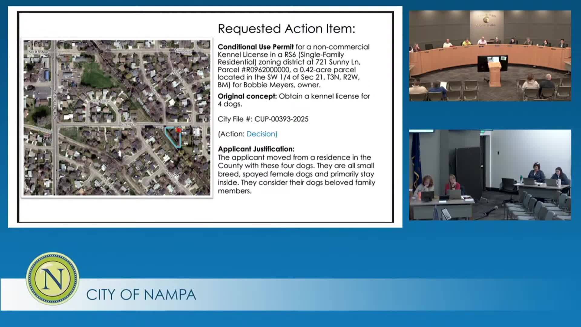 Nampa planners consider permit to allow homeowner four dogs at RS-6 property