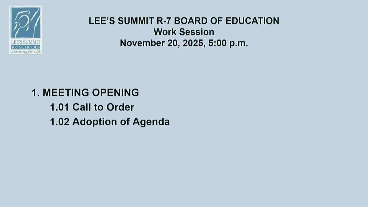Lee's Summit R‑VII reviews salary schedules, options tied to Prop C election