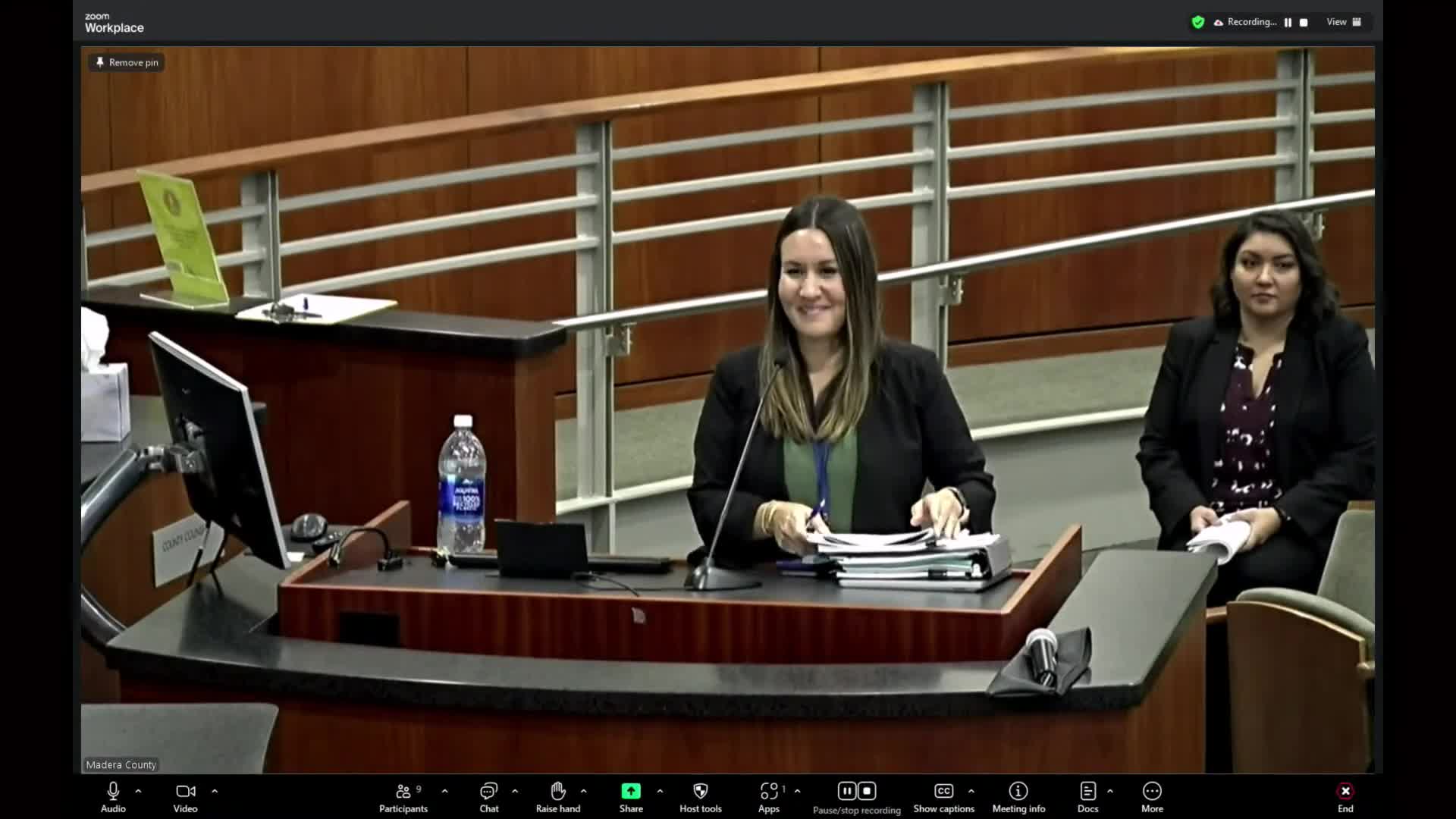 County presents user‑fee study and advances fleet policy; noise ordinance amendment set for second reading