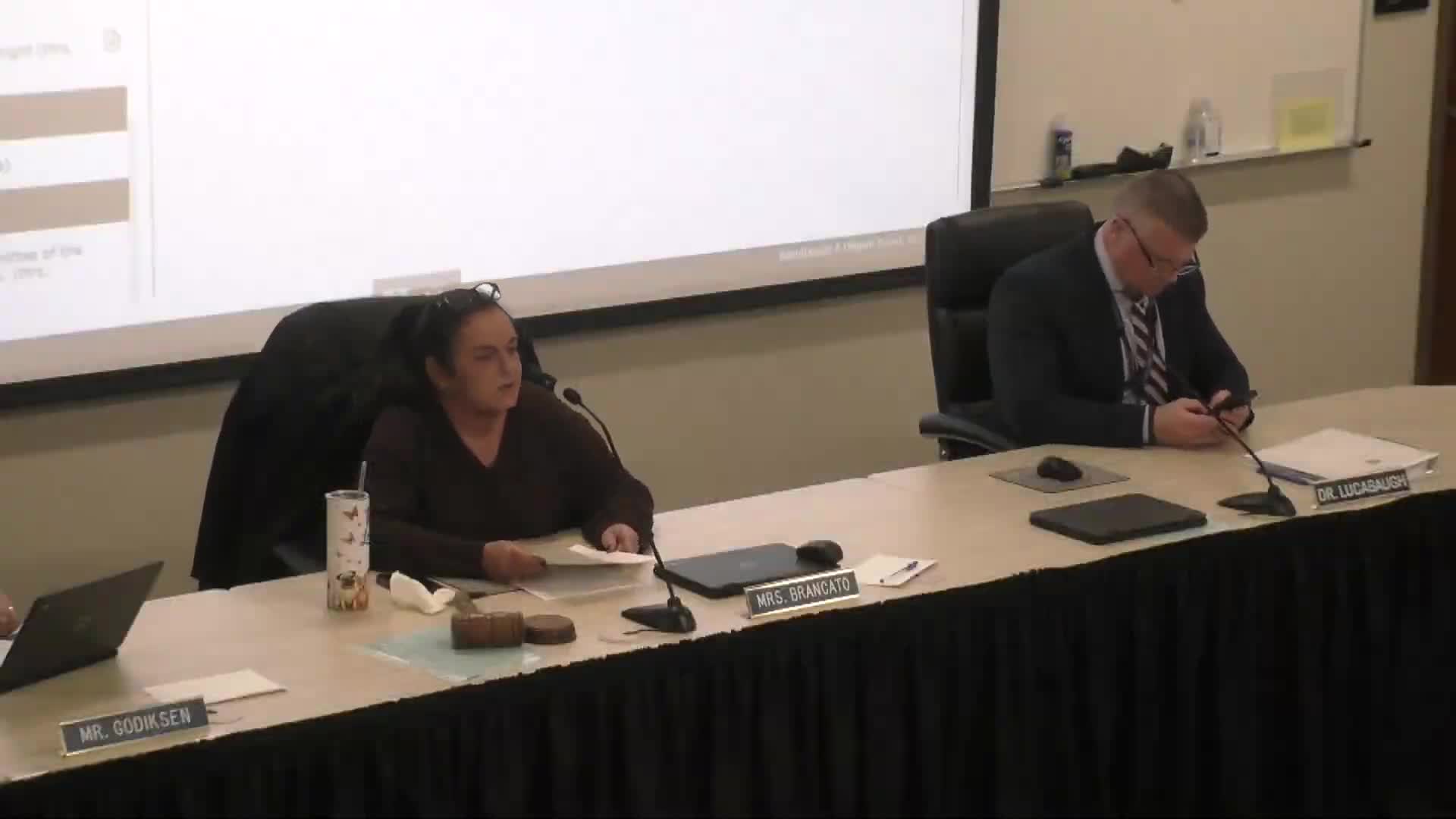 Unidentified Centennial board member delivers emotional farewell and levels accusations