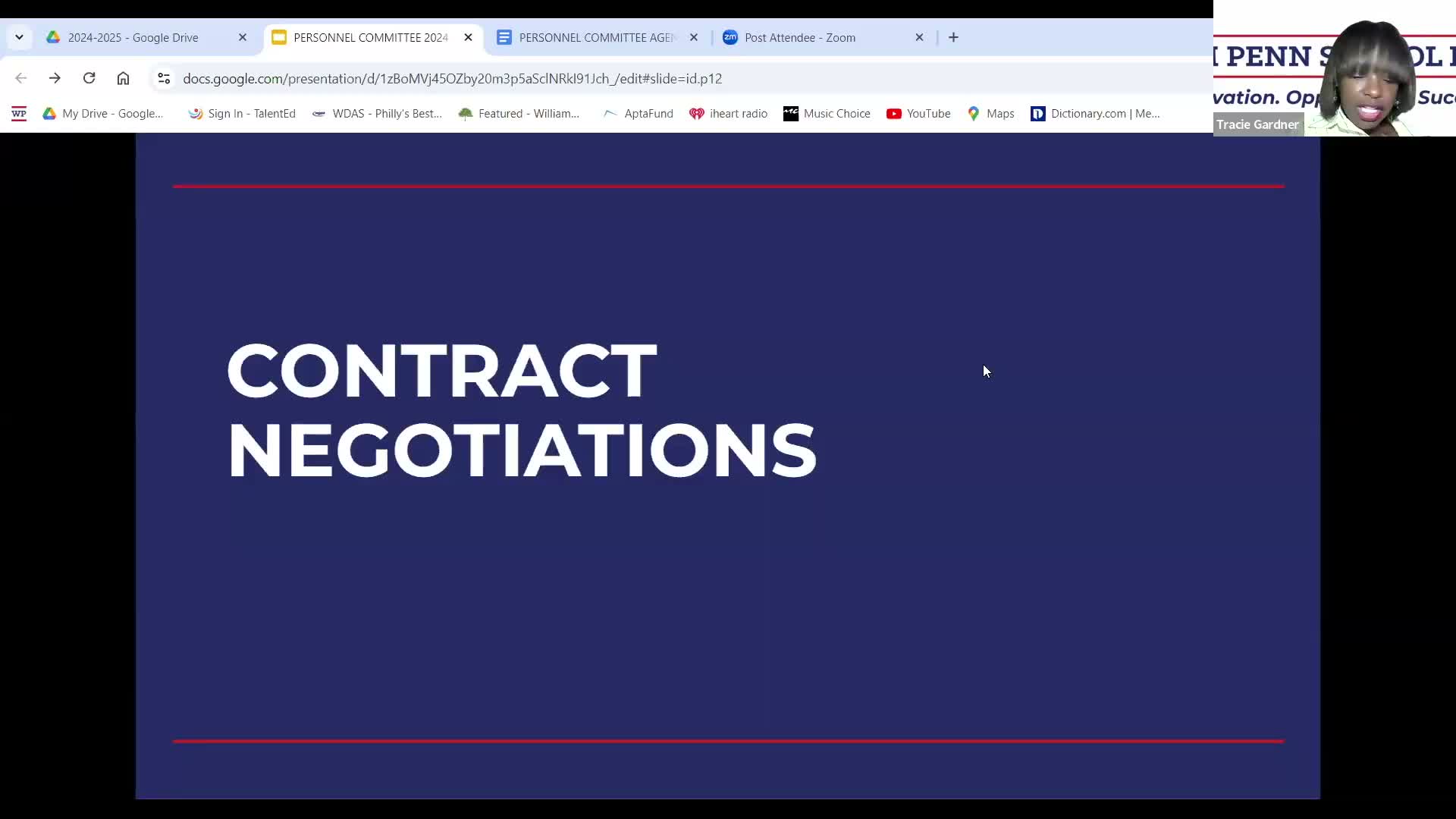 William Penn SD outlines bargaining calendar; IA pay listed as priority for 2025 talks