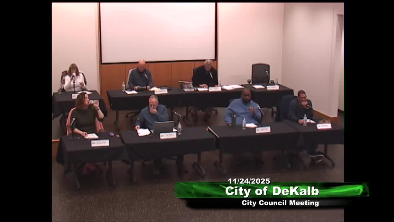 DeKalb Council approves multi-year contracts for water treatment chemicals and salt