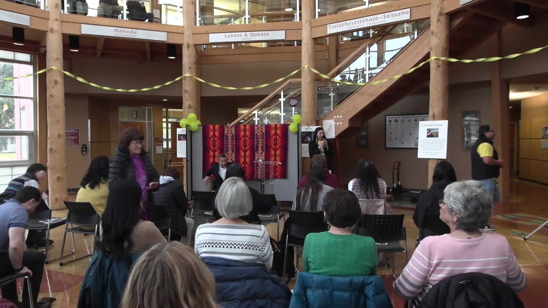 Community honors Eloise Cobell in Missoula with keynote, ledger art and honor song