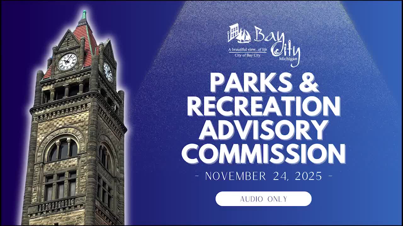Bay City parks board votes to cancel December meeting, approves minutes and excuses absentees
