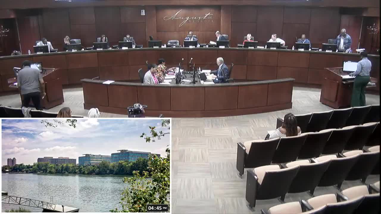 Augusta commission narrows FY2026 gap, adopts package excluding excise tax and pauses for more review