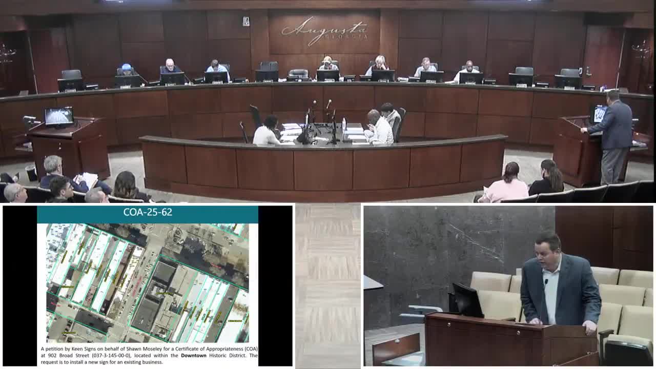 Historic Preservation Commission: votes at a glance — signage, roof, addition approved