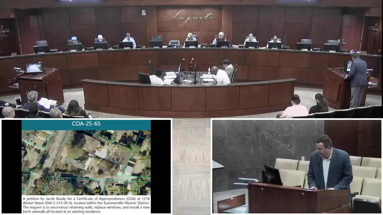 Somerville homeowner wins approval for retaining walls; window replacements deferred for more documentation