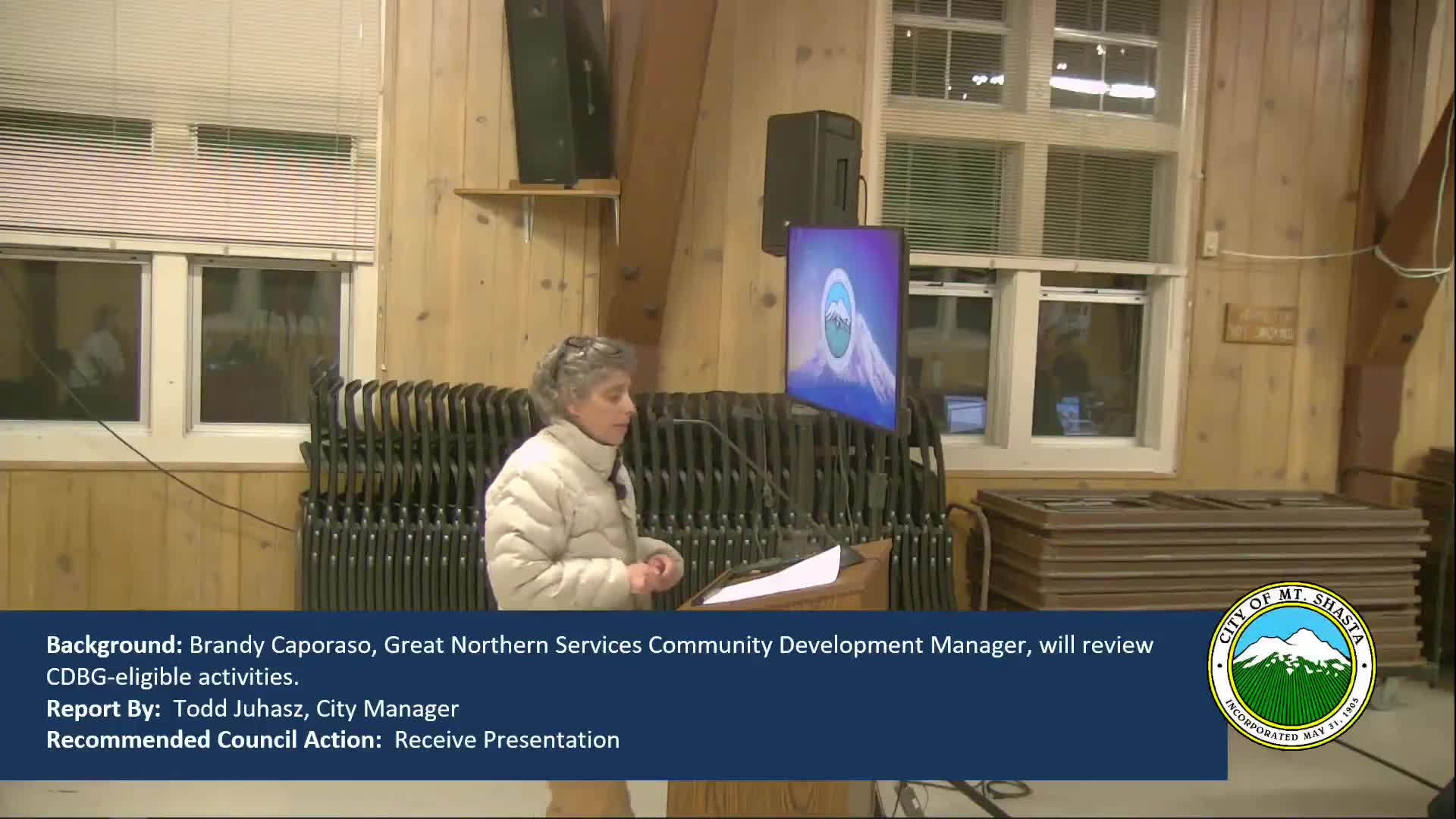 Mount Shasta holds public hearing on CDBG cycle; staff eyes planning application for Boulevard master plan