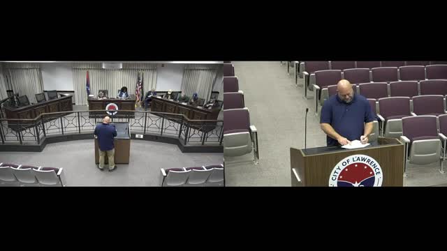 Lawrence City approves water main task order and a sewer billing adjustment; minutes and claims also approved