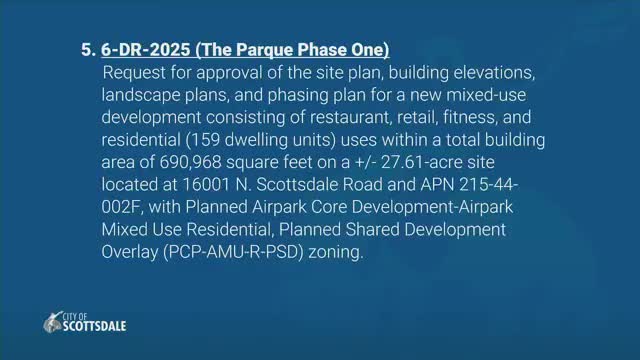 DRB clears Park Phase 1 mixed‑use project, including a 2‑acre central park and undergrounding of utilities