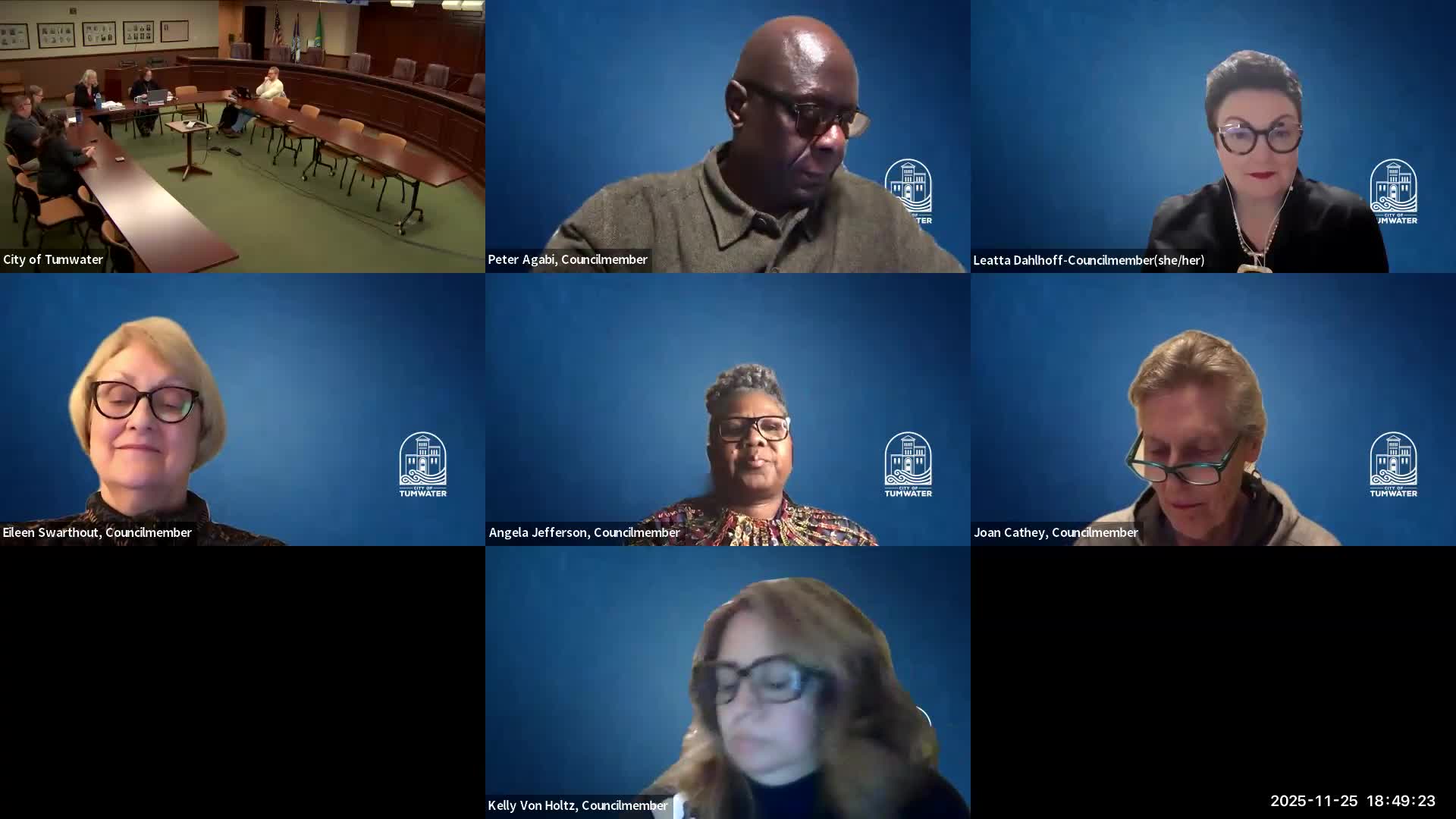 Tumwater council discusses accelerated timeline to fill vacated seat; debate over speed vs. deliberation