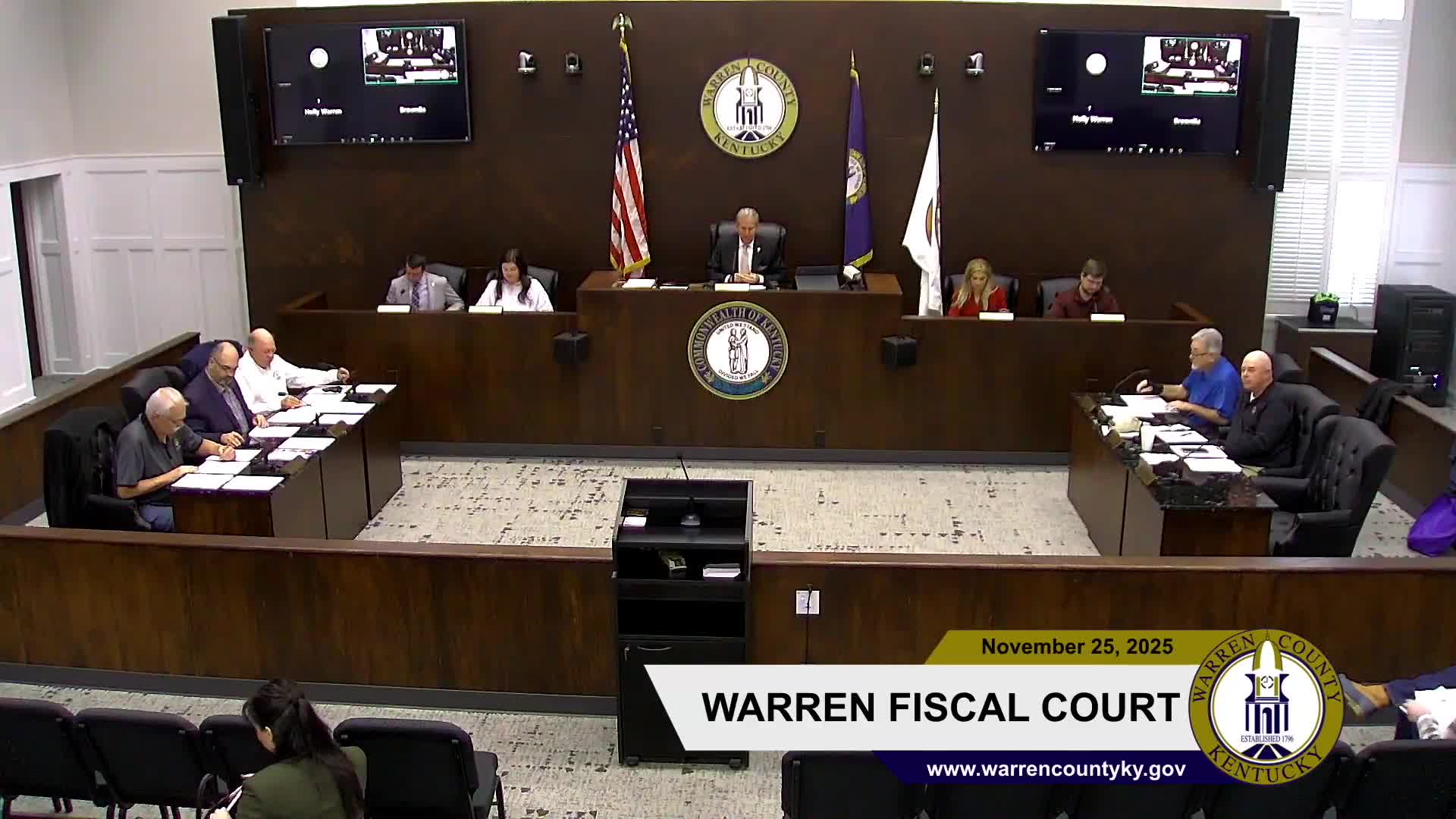 Warren County tables two flood‑damaged property purchases, seeks insurance offsets and closed‑session review