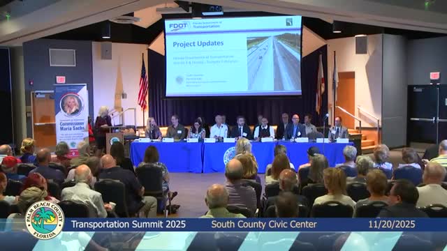 Turnpike widening in Palm Beach County to add lanes, canals and noise walls; residents press for mitigation