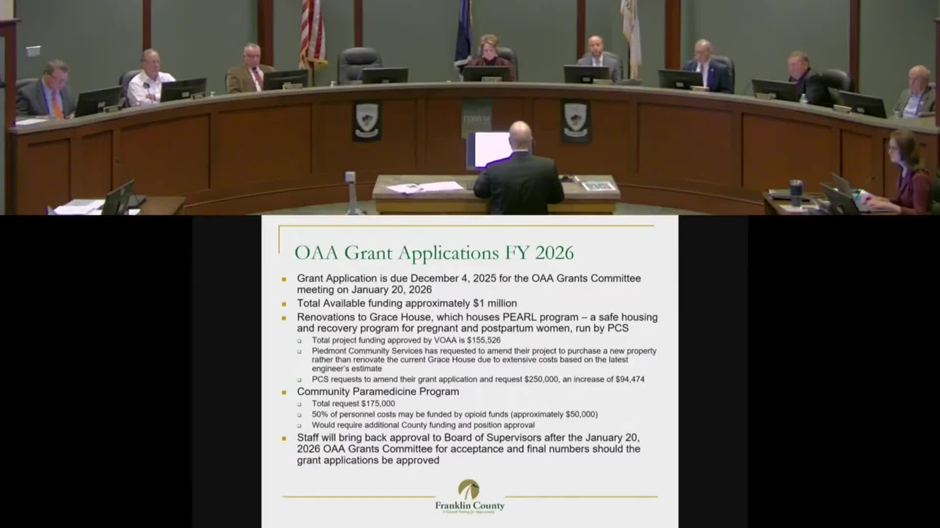 Board approves amended opioid-abatement applications for Grace House and community paramedicine