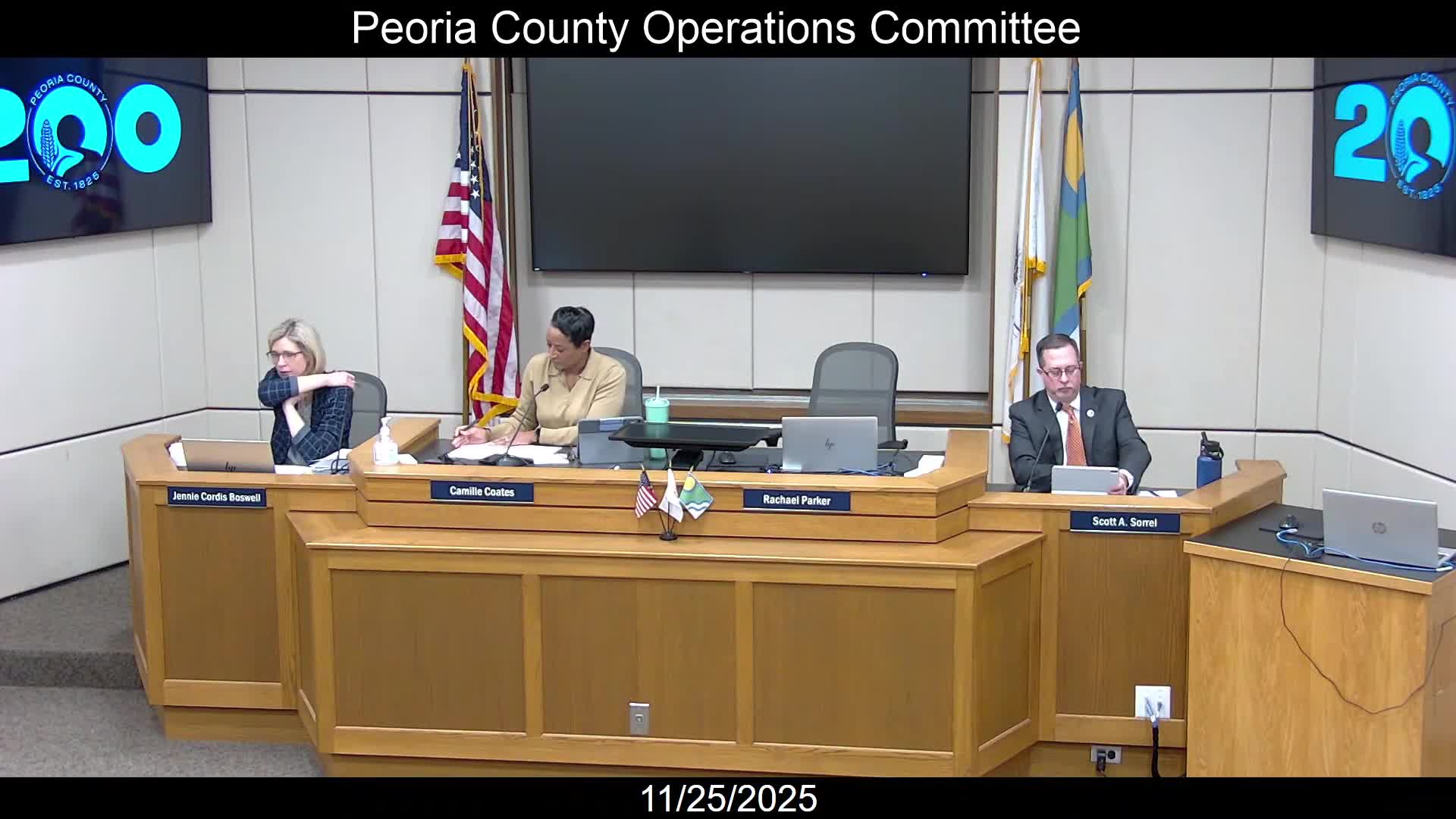 Peoria County approves 2026 insurance renewal; premiums rise about $97,000