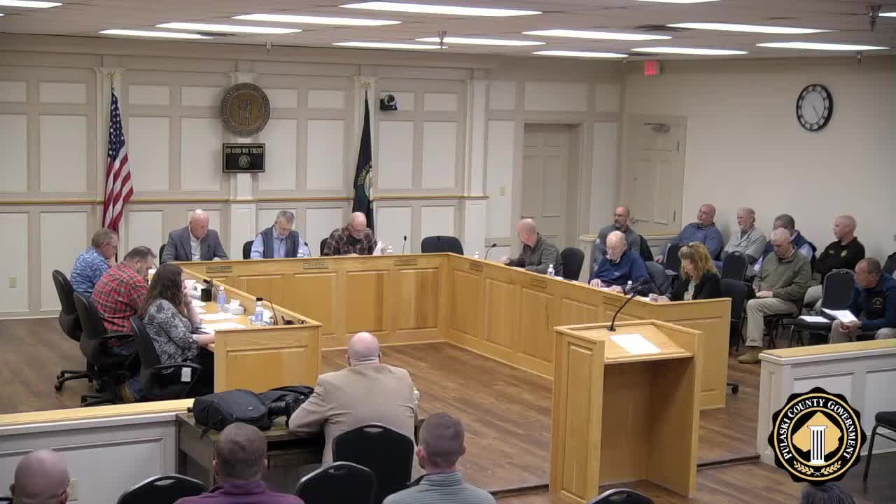 Pulaski County advertises $600,000 senior-housing budget amendment; approves $561,000 flex-funding resolution for roads