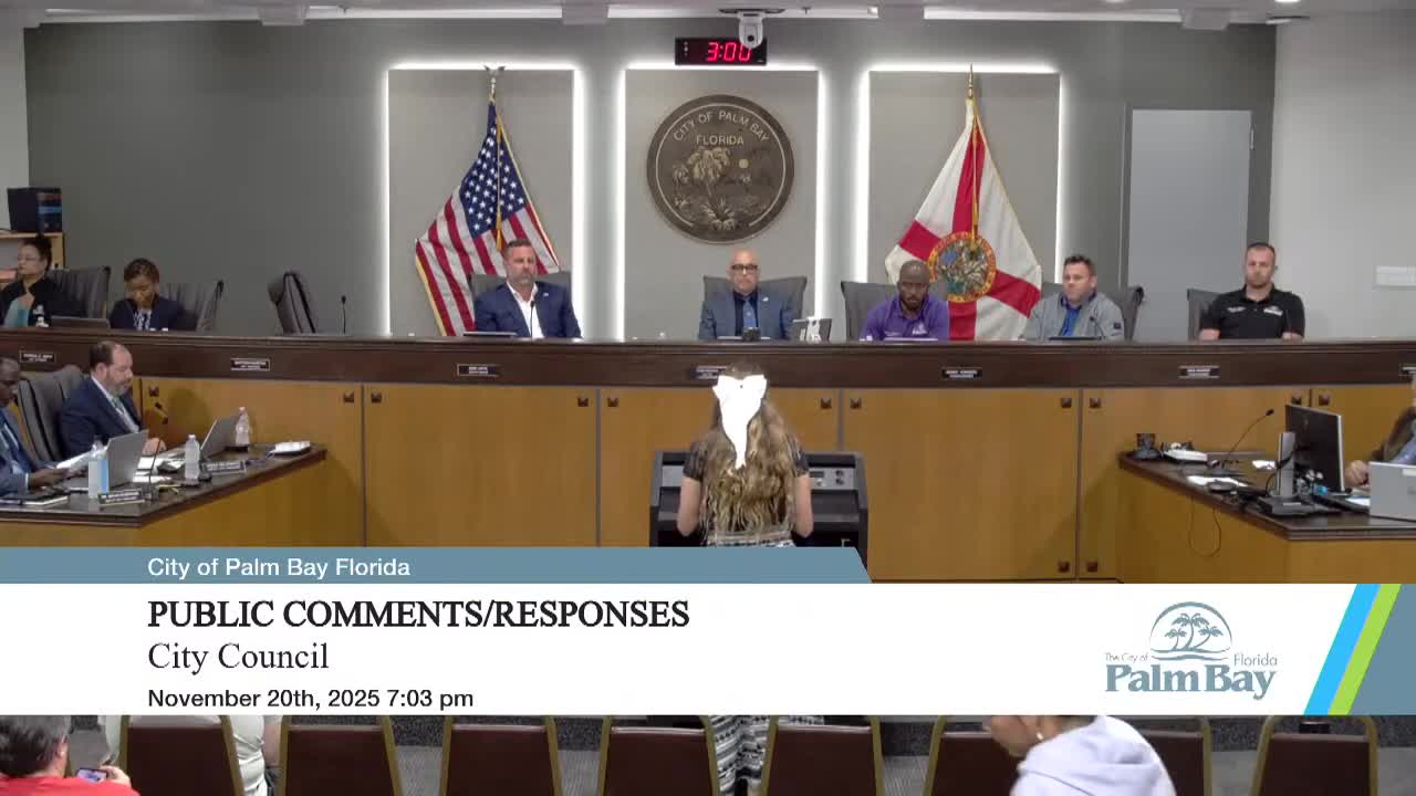 Residents press Palm Bay council on ALPR 'Flock' cameras and call for action on detained resident