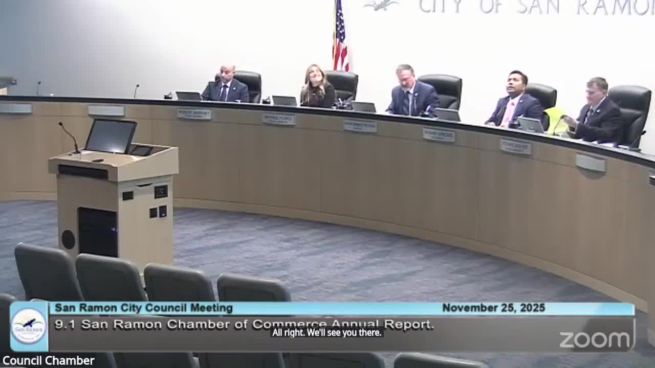 San Ramon council questions $4,000–$4,500 appeal deposits; asks staff for alternatives and more data