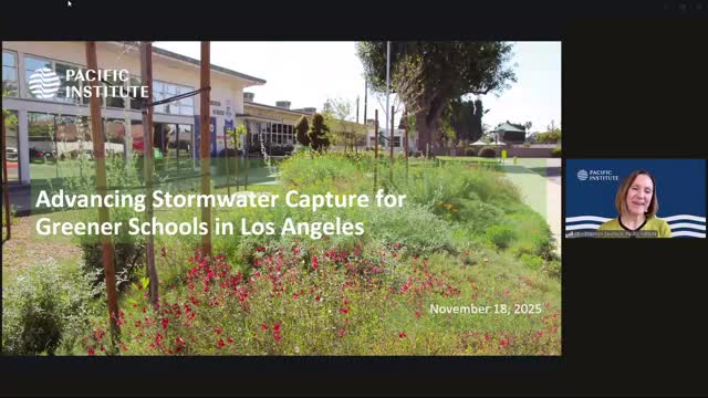 Research and nonprofit projects highlight schools as high-value sites for stormwater capture in Los Angeles County