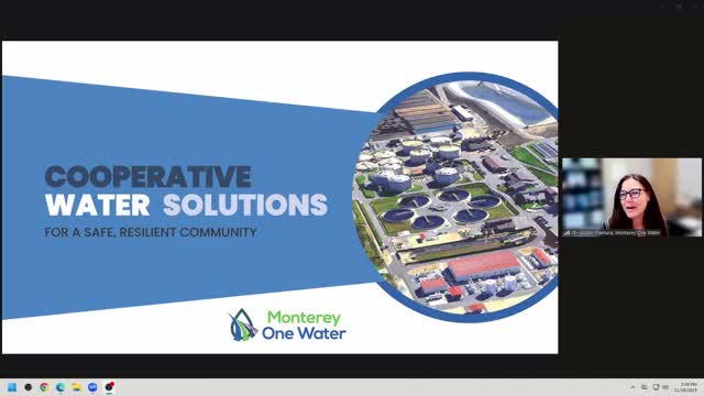 Monterey 1 Water presents Pure Water Monterey and stormwater diversion lessons