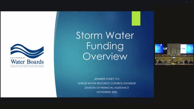 State and federal funding windows open for stormwater projects; Prop 4 guidance and SRF options explained