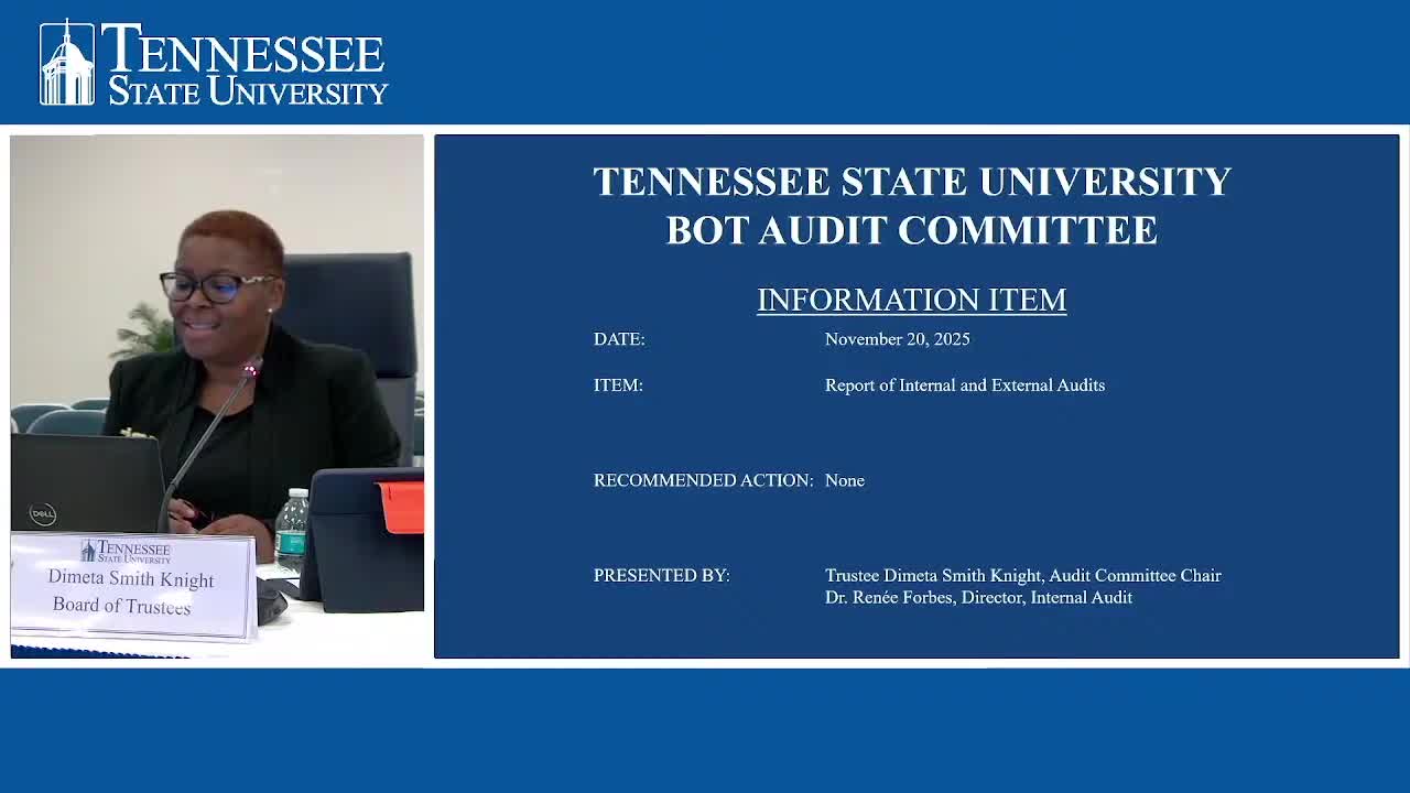 Audit committee hears Division of State Audit report: 15 findings identified, many still open