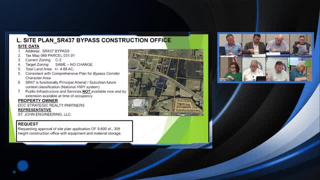 Commission approves Veil bypass office with conditions and backs Cooper Steel road improvement/abandonment