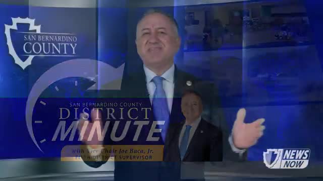 Vice Chair Joe Baca Junior details $1.9M school investment, bike path and fire station upgrades in 5th District