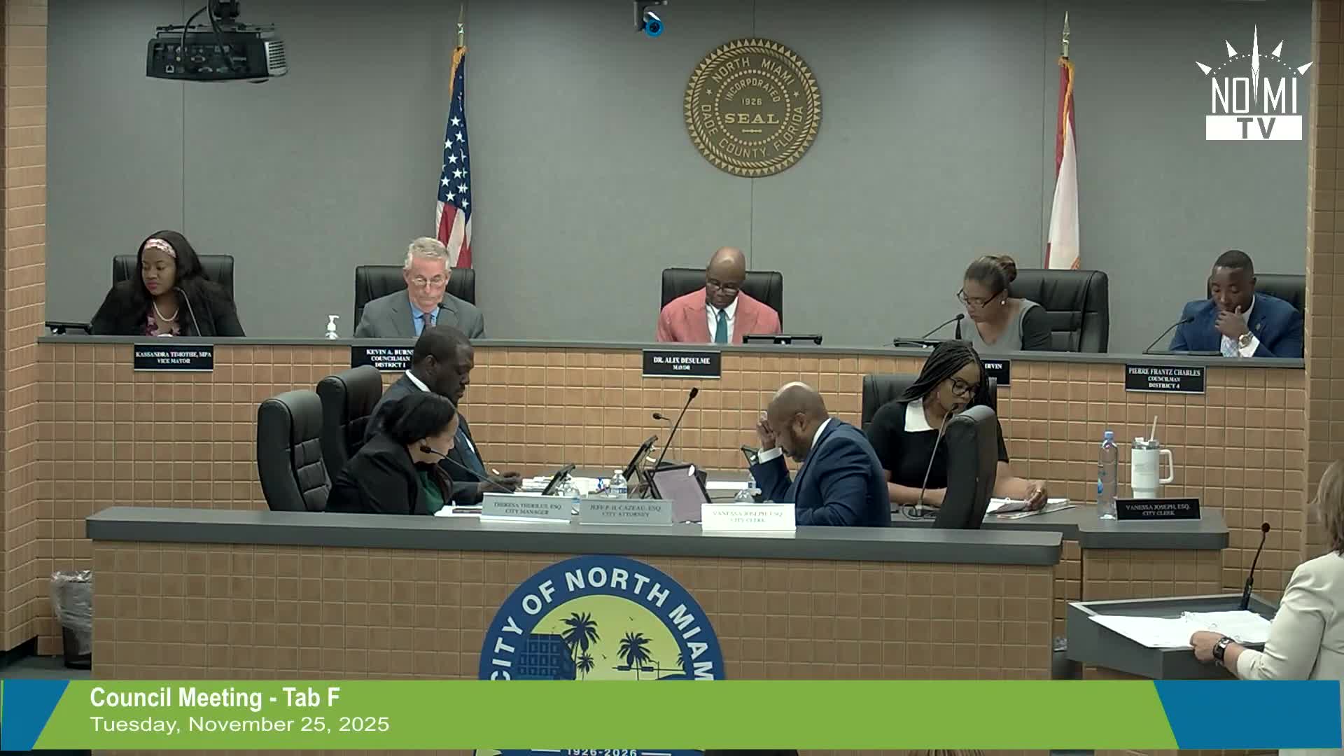 North Miami amends Northwest 7th Avenue overlay to allow manager-issued exceptions for late amplified outdoor music; measure passes 4–1