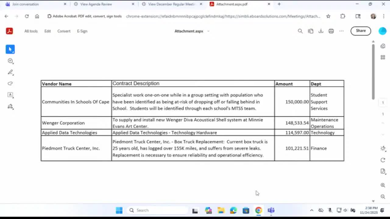 Board hears questions about $469,000 bus-planner contract, data privacy and integration
