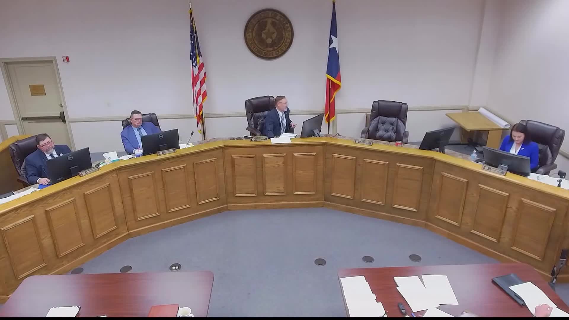 Court approves refunds, audits, contracts, permits and routine business