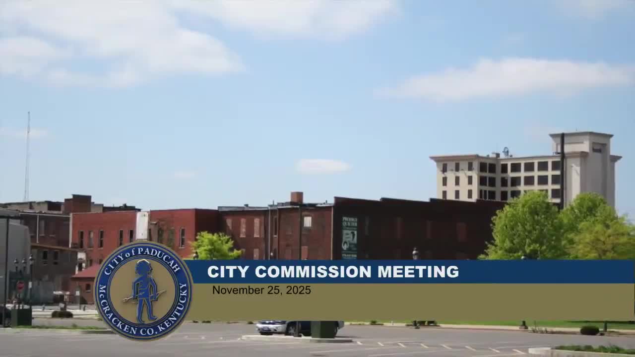 Paducah commission approves PCM funding, board-member pay and introduces three ordinances