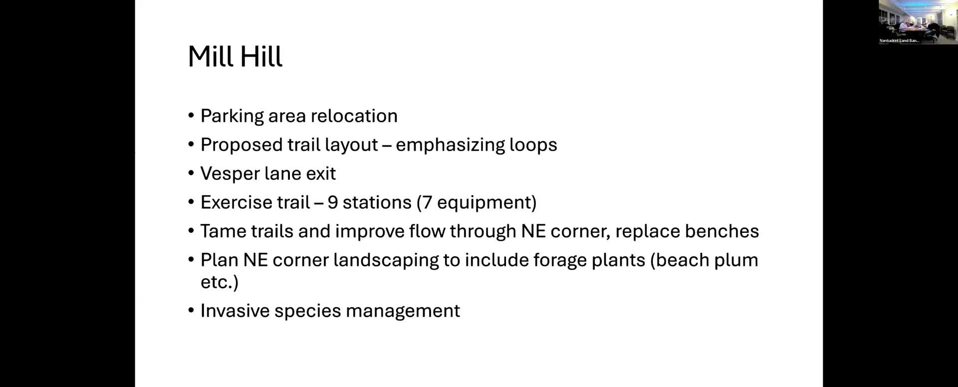 Commission approves community vetting for proposed Melville fitness trail and nine‑station outdoor equipment plan