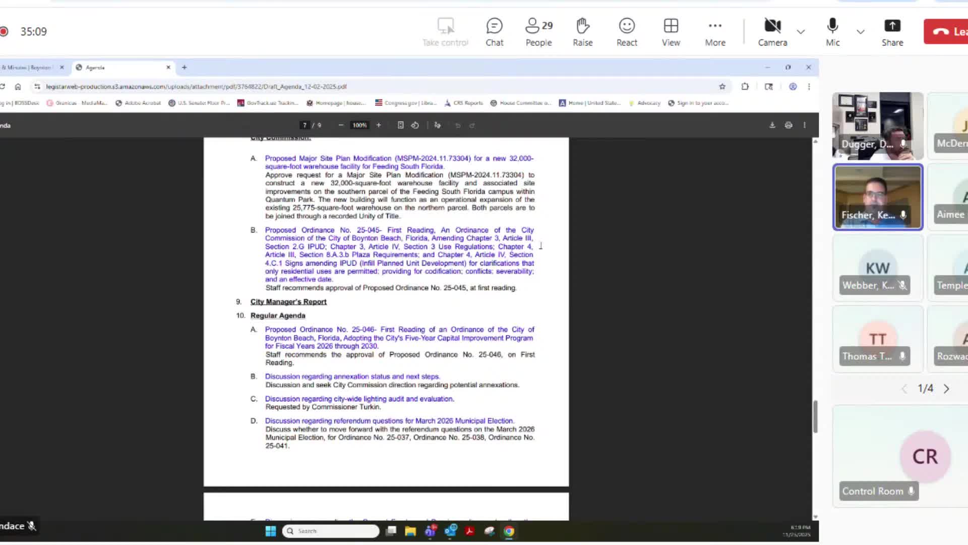 City staff recommends removing "yacht club/private marina" from IPUD to limit Live Local density appeals