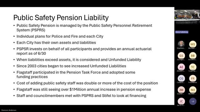 Flagstaff says pension financing brought police and fire plans to full funding