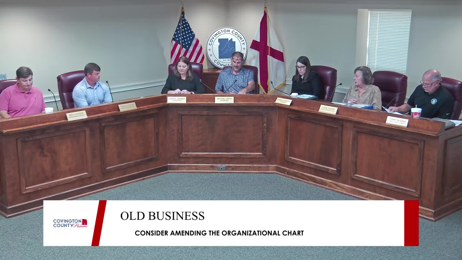Covington County Commission approves retiree benefits, intervenes in SSUT lawsuit and signs several budget and facility items