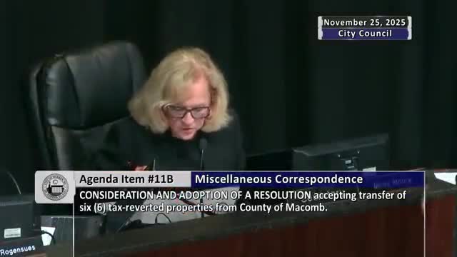 Warren council approves UAW Local 412 Unit 35 tentative agreement despite objections about late agenda addition