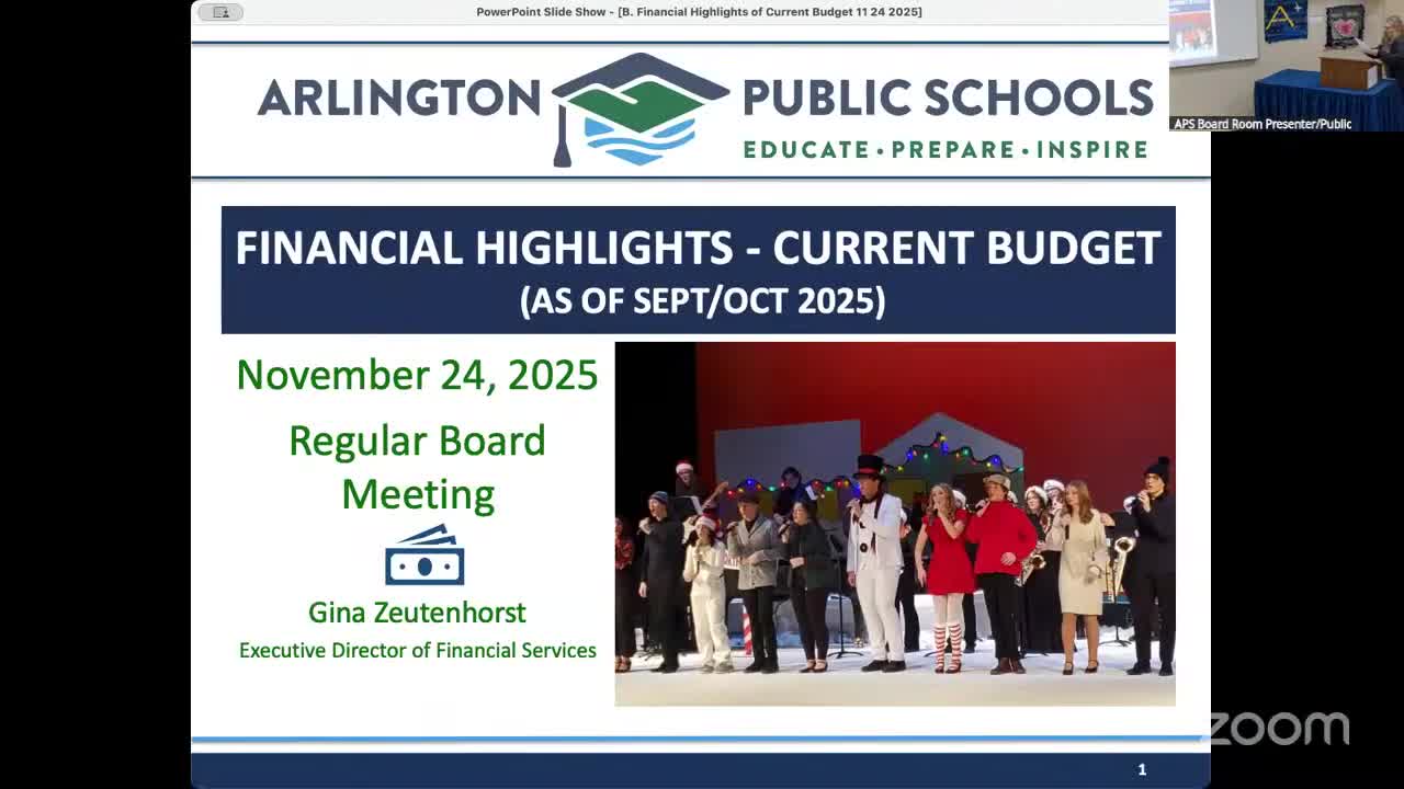 Arlington finance director reports improved fund balance, warns of enrollment and federal funding uncertainty