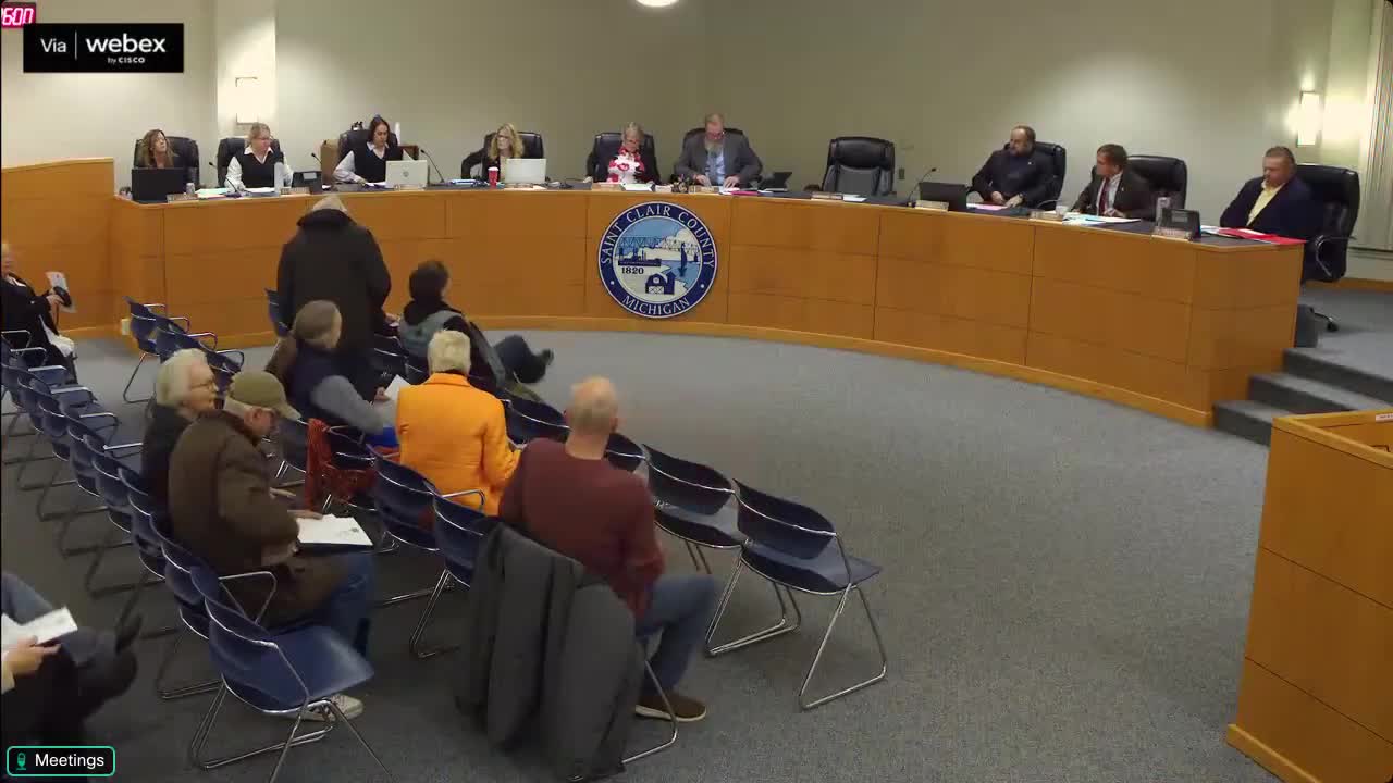 St. Clair County adopts 2026 general fund budget; tabled Smiles on Wheels after opt-in request amid clinic dispute