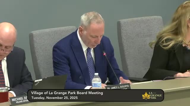 La Grange Park finalizes updated emergency operations plan, publishes it to regional system