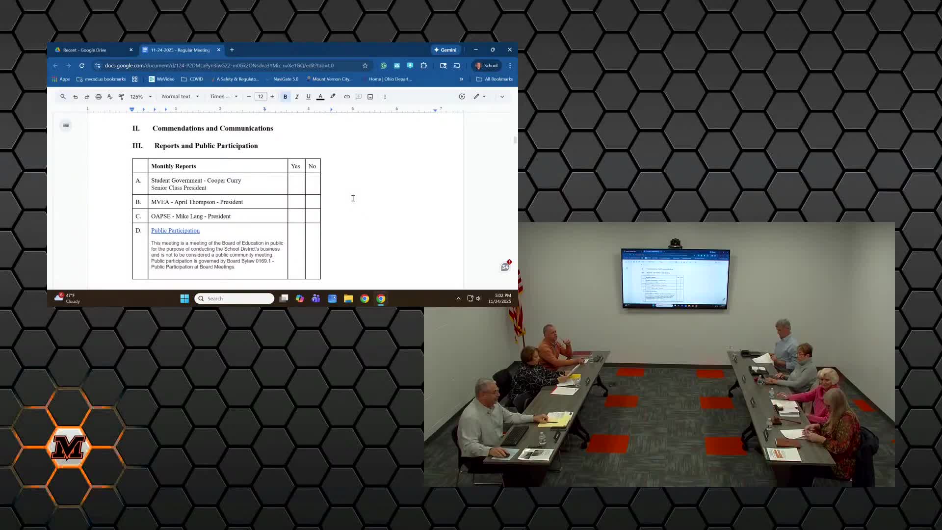 Former teacher donates 8½-foot piece of baleen to Mount Vernon High School